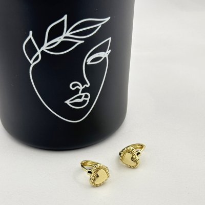 Cercei placati cu aur 18K – CRISSA