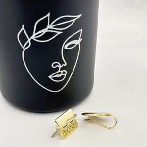 Cercei placati cu aur 18K – CRISSA