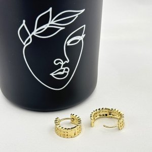 Cercei placati cu aur 18K – CRISSA