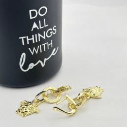 Cercei placati cu aur 18K – CRISSA Cercei placati cu aur 18K – CRISSA