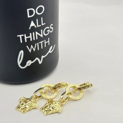 Cercei placati cu aur 18K – CRISSA Cercei placati cu aur 18K – CRISSA