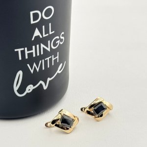 Cercei placati cu aur 18K – CRISSA Cercei placati cu aur 18K – CRISSA