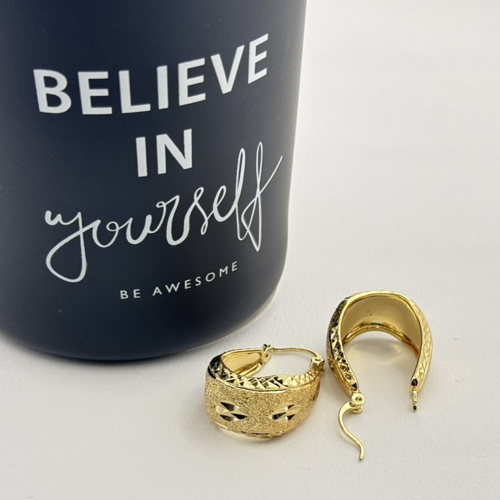 Cercei placati cu aur 18K – CRISSA