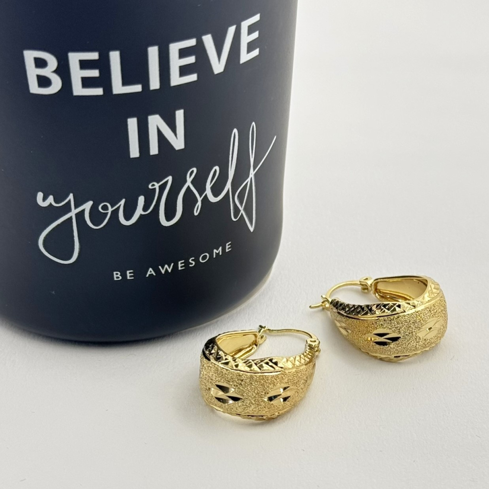 Cercei placati cu aur 18K – CRISSA