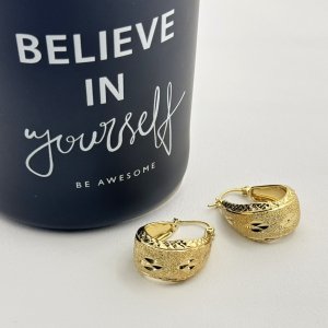 Cercei placati cu aur 18K – CRISSA