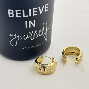 Cercei placati cu aur 18K – CRISSA Cercei placati cu aur 18K – CRISSA