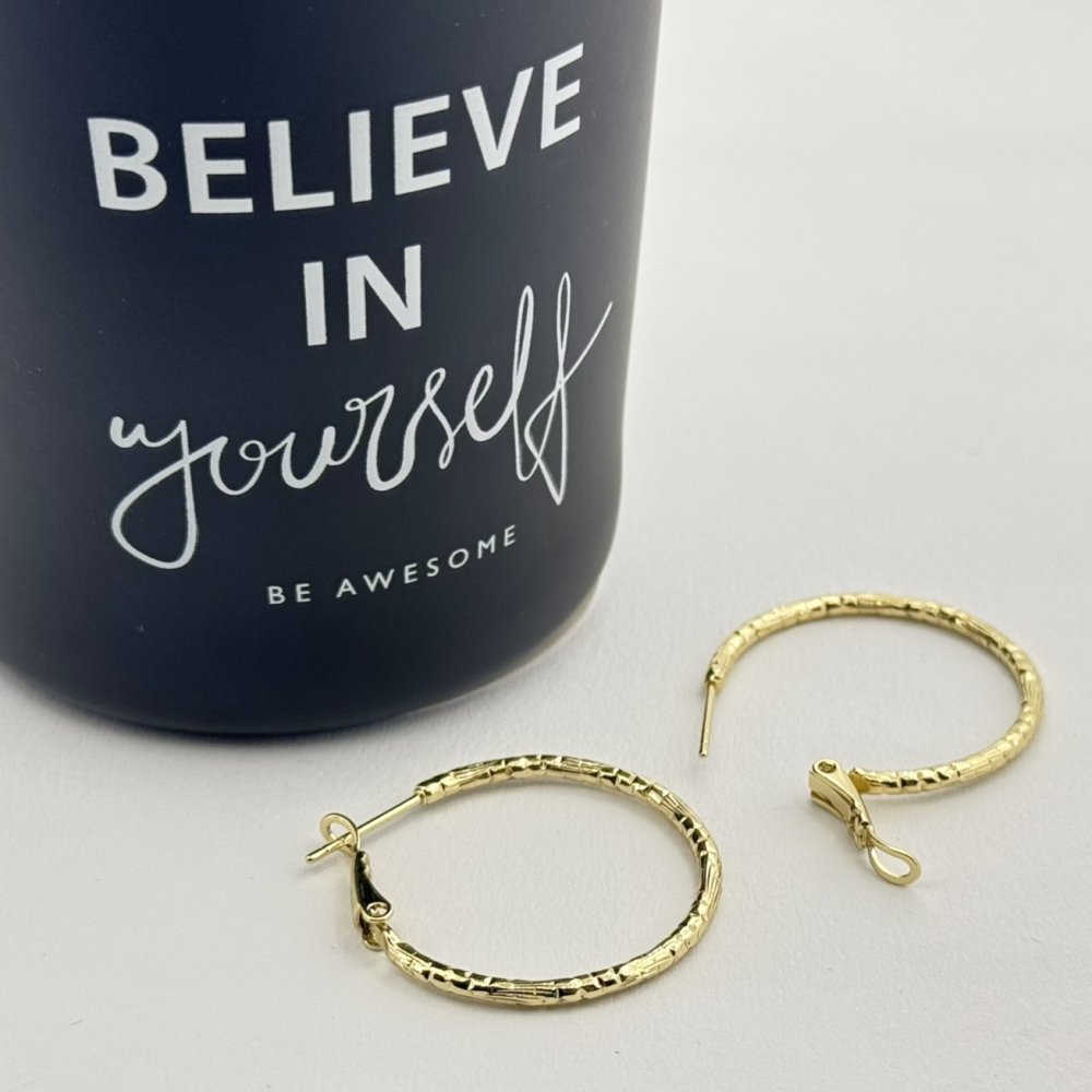 Cercei placati cu aur 18K – CRISSA