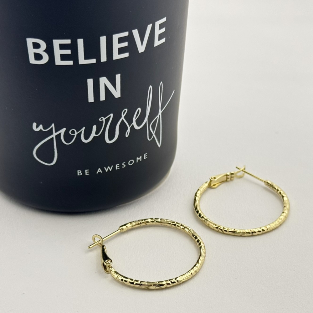 Cercei placati cu aur 18K – CRISSA