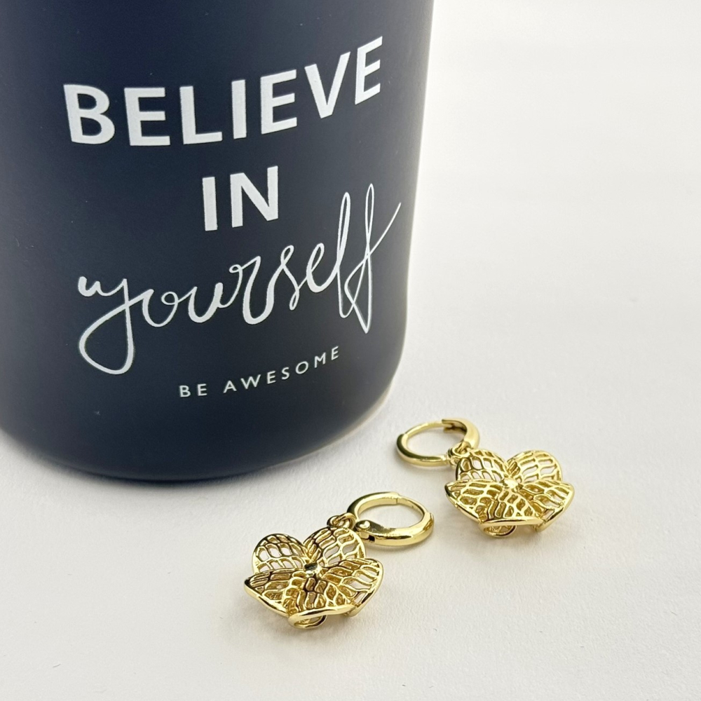 Cercei placati cu aur 18K – CRISSA