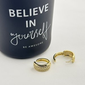 Cercei placati cu aur 18K – CRISSA