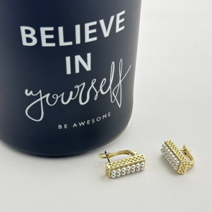 Cercei placati cu aur 18K – CRISSA