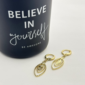 Cercei placati cu aur 18K – CRISSA Cercei placati cu aur 18K – CRISSA