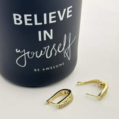 Cercei placati cu aur 18K – CRISSA