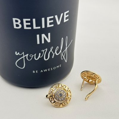 Cercei placati cu aur 18K – CRISSA