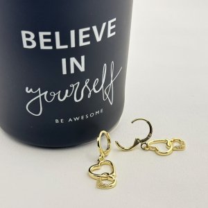 Cercei placati cu aur 18K – CRISSA