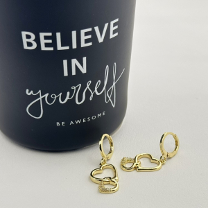 Cercei placati cu aur 18K – CRISSA