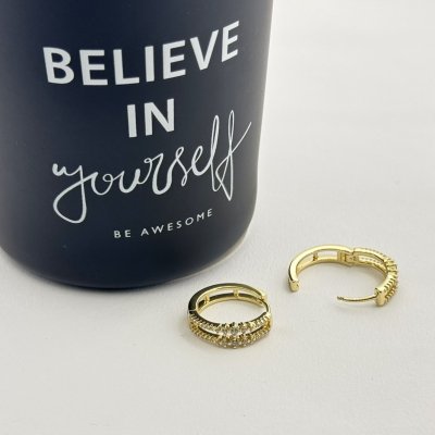 Cercei placati cu aur 18K – CRISSA