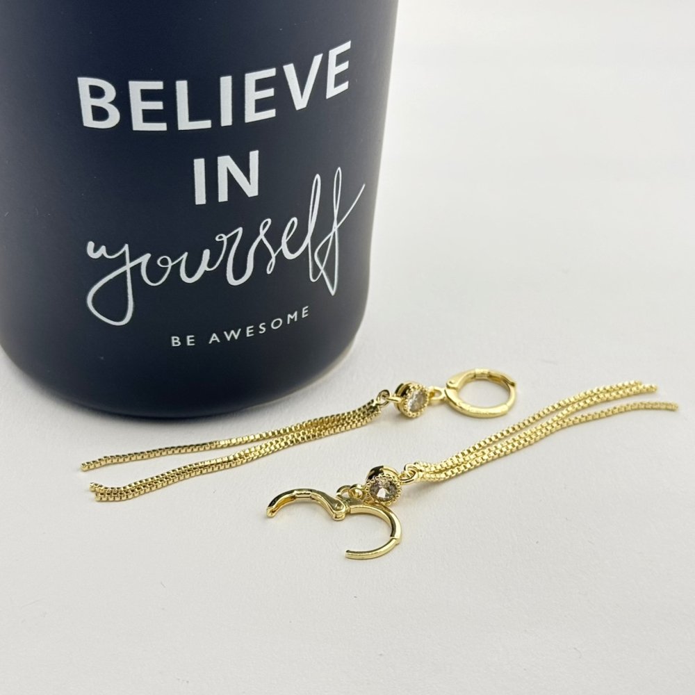 Cercei placati cu aur 18K – CRISSA