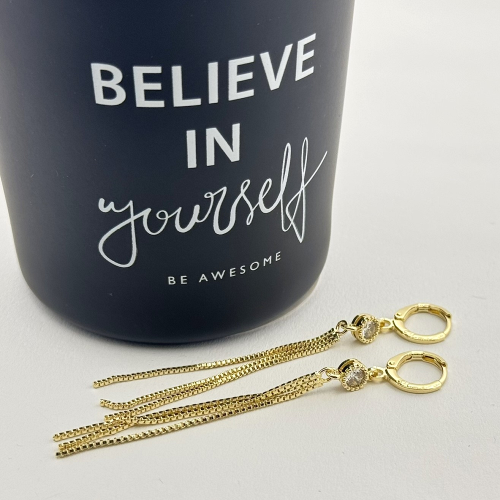 Cercei placati cu aur 18K – CRISSA