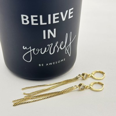 Cercei placati cu aur 18K – CRISSA