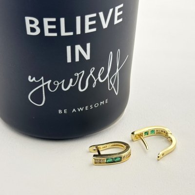 Cercei placati cu aur 18K – CRISSA