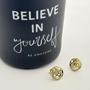 Cercei placati cu aur 18K – CRISSA