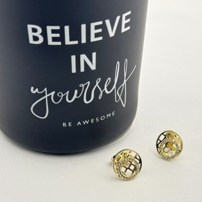 Cercei placati cu aur 18K – CRISSA