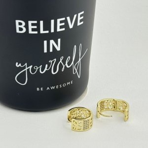 Cercei placati cu aur 18K – CRISSA