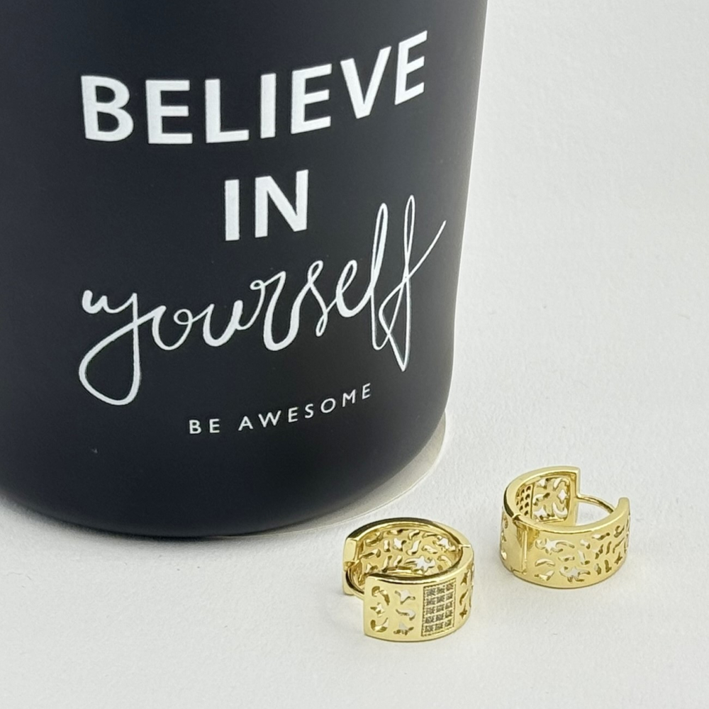 Cercei placati cu aur 18K – CRISSA