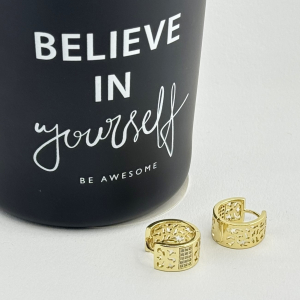 Cercei placati cu aur 18K – CRISSA