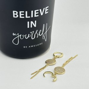 Cercei placati cu aur 18K – CRISSA Cercei placati cu aur 18K – CRISSA