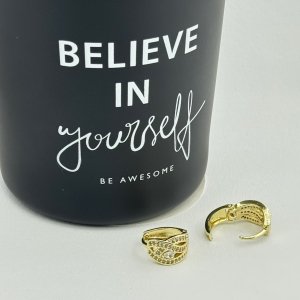 Cercei placati cu aur 18K – CRISSA