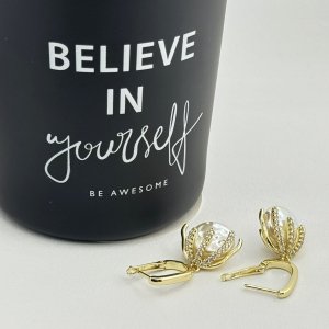 Cercei placati cu aur 18K – CRISSA