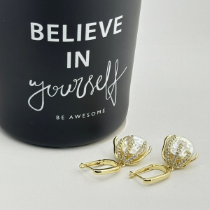 Cercei placati cu aur 18K – CRISSA