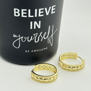 Cercei placati cu aur 18K – CRISSA