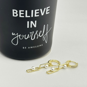 Cercei placati cu aur 18K – CRISSA