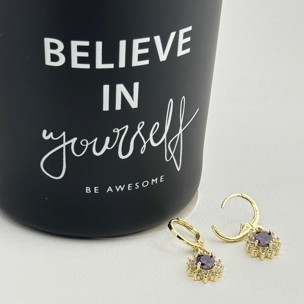 Cercei placati cu aur 18K – CRISSA