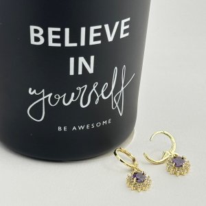 Cercei placati cu aur 18K – CRISSA