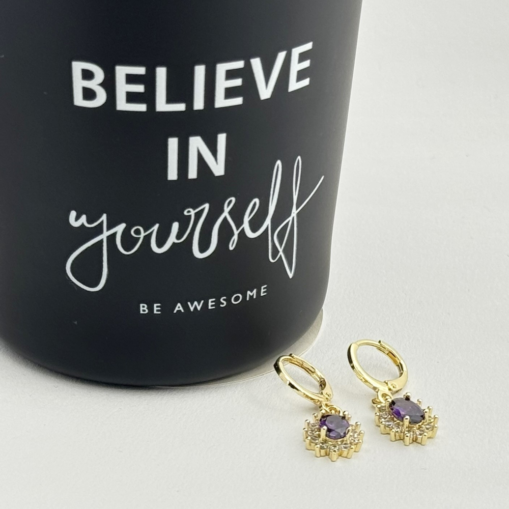 Cercei placati cu aur 18K – CRISSA