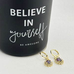 Cercei placati cu aur 18K – CRISSA