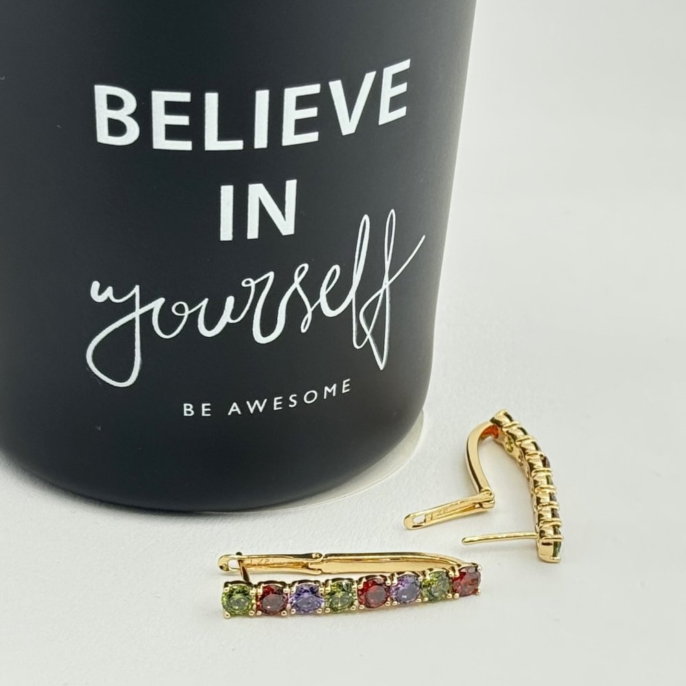 Cercei placati cu aur 18K – CRISSA