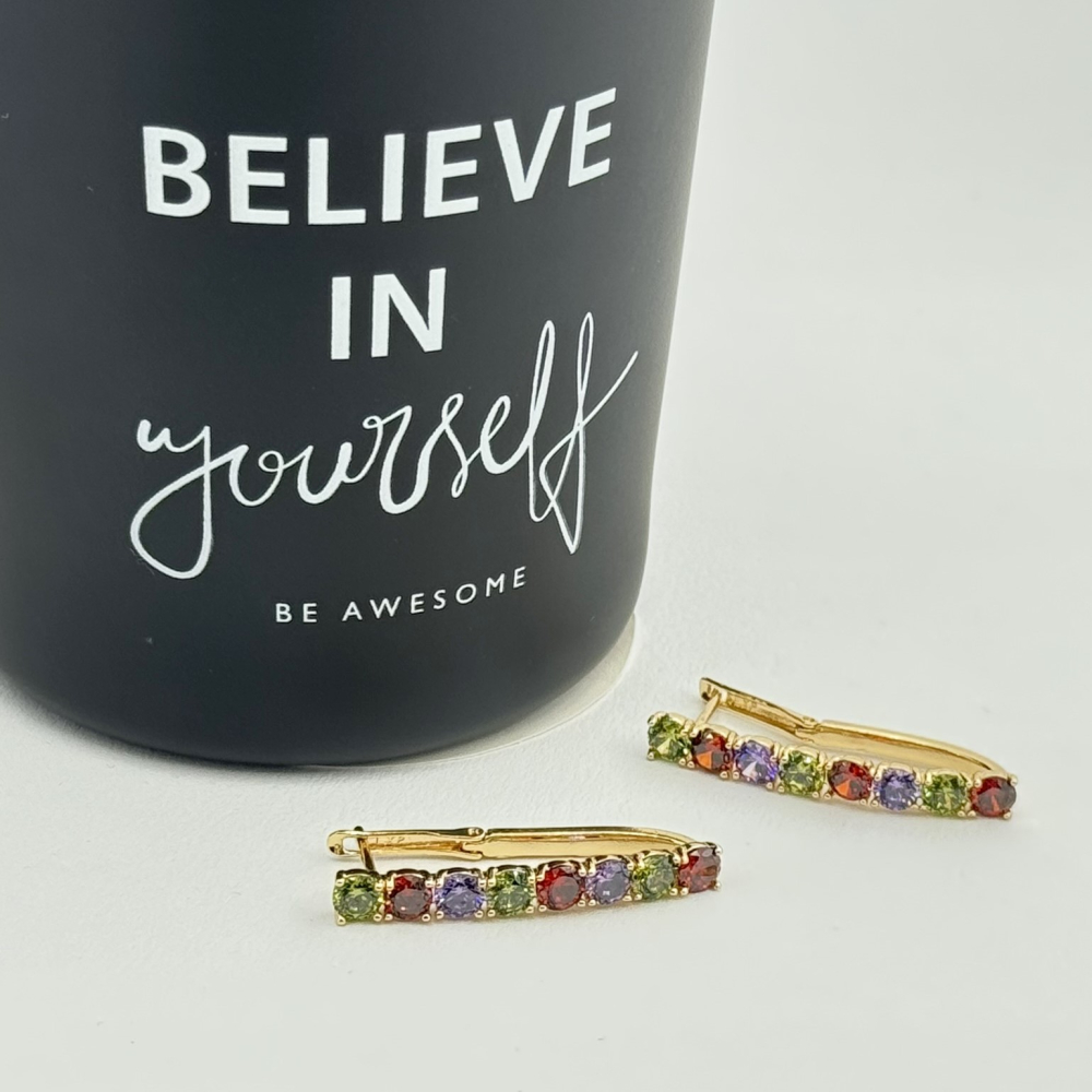 Cercei placati cu aur 18K – CRISSA