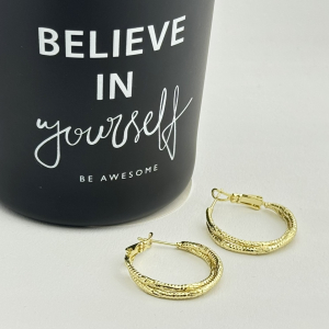 Cercei placati cu aur 18K – CRISSA