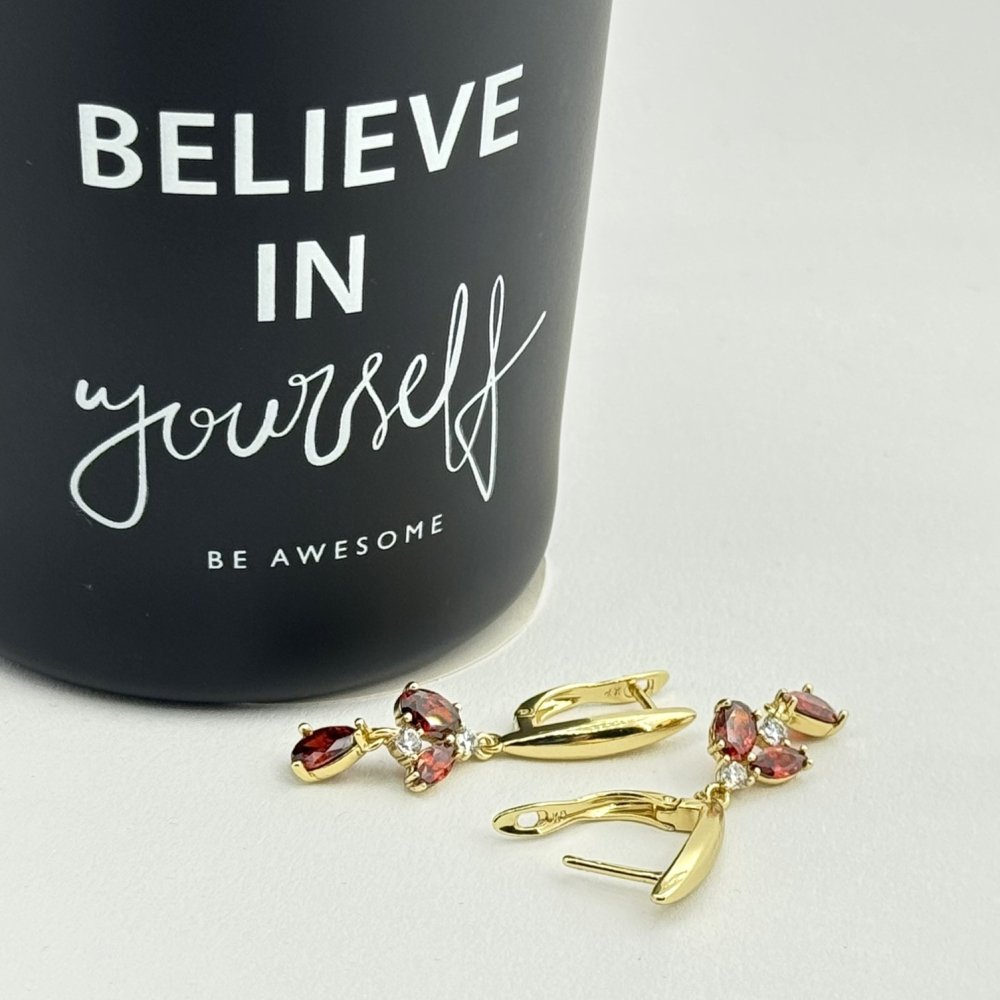 Cercei placati cu aur 18K – CRISSA