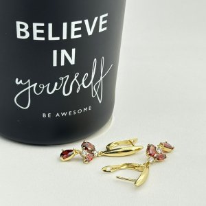 Cercei placati cu aur 18K – CRISSA