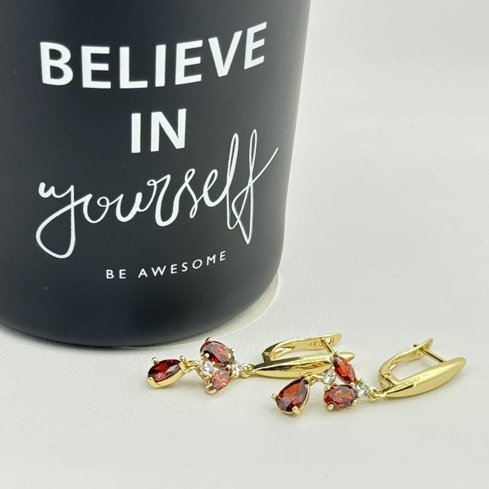 Cercei placati cu aur 18K – CRISSA