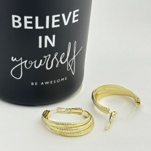 Cercei placati cu aur 18K – CRISSA