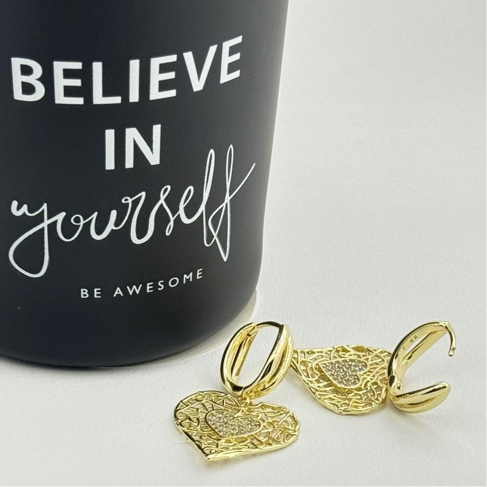 Cercei placati cu aur 18K – CRISSA