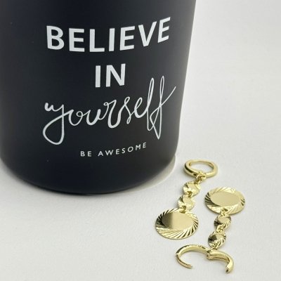 Cercei placati cu aur 18K – CRISSA Cercei placati cu aur 18K – CRISSA