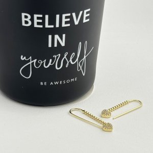 Cercei placati cu aur 18K – CRISSA